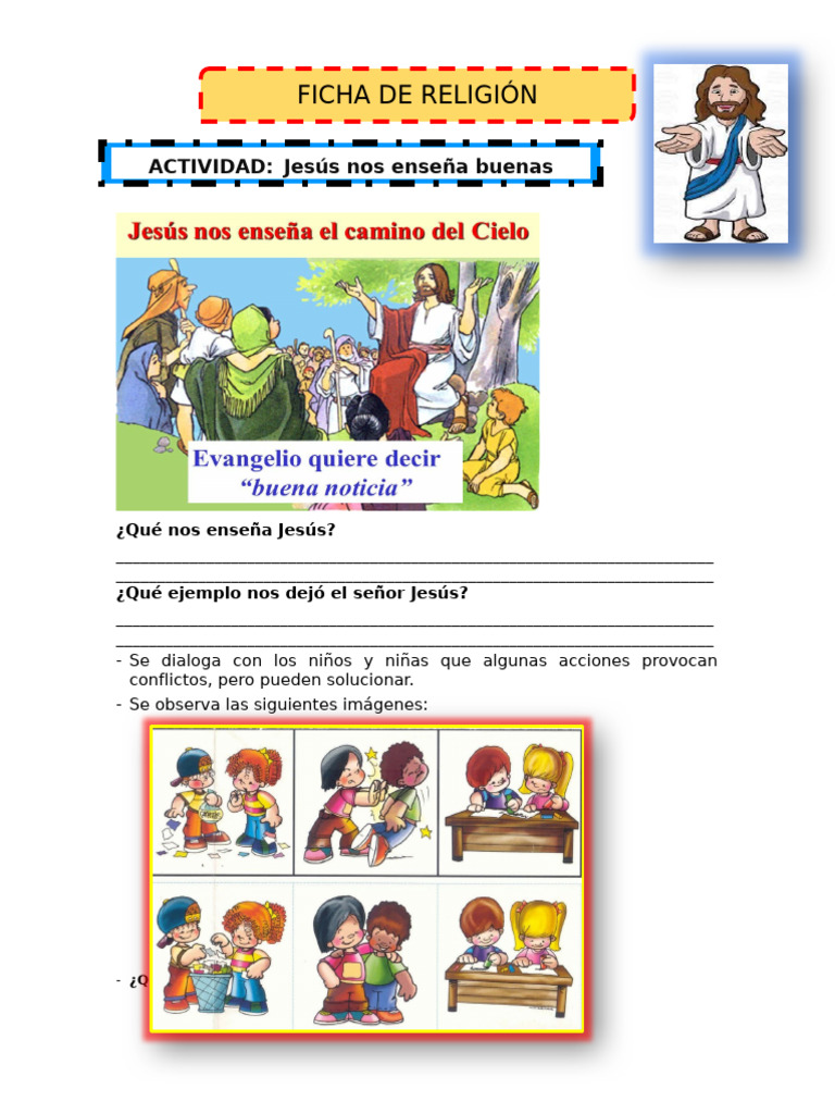 Buenas Acciones que Enseña Jesús | PDF | Jesús