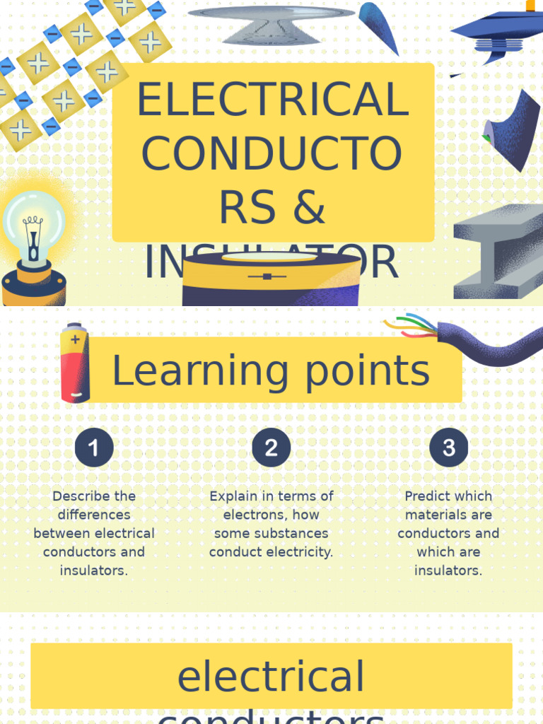 Electrical Conductors and Insulators Physics Presentation in An ...