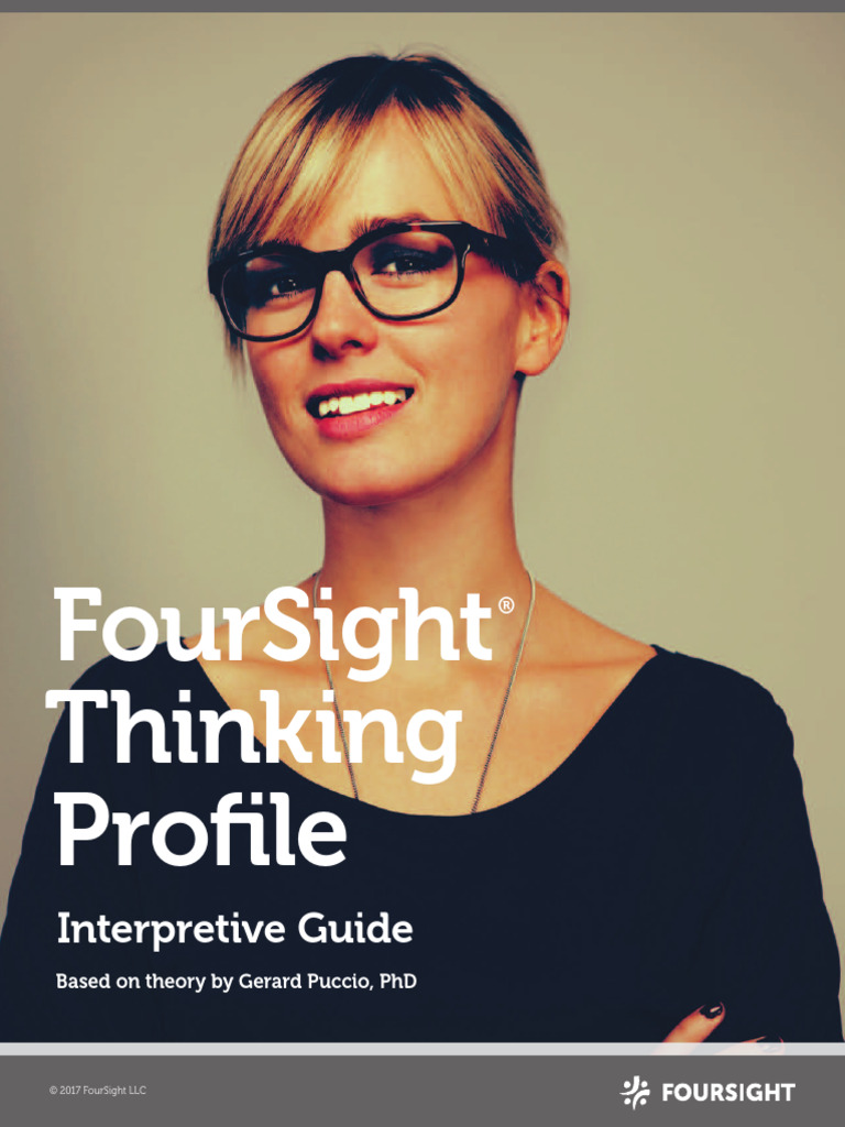 Foursight profile interpretive guide pdf creativity thought