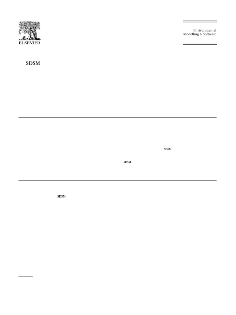 SDSM: Tool for Regional Climate Impact | PDF | General Circulation ...