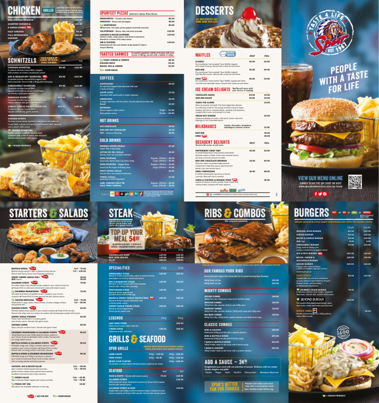 SSRMain Menu STD LR | PDF | Hamburgers | Bacon