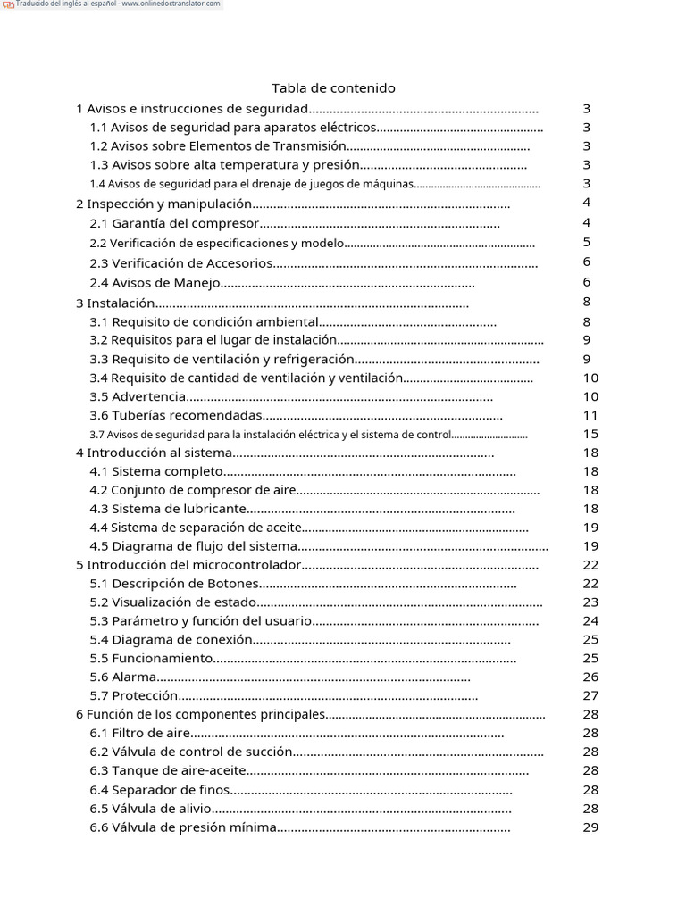AA6 Operation Manual - En.es | PDF | Ingenieria Eléctrica | Presión