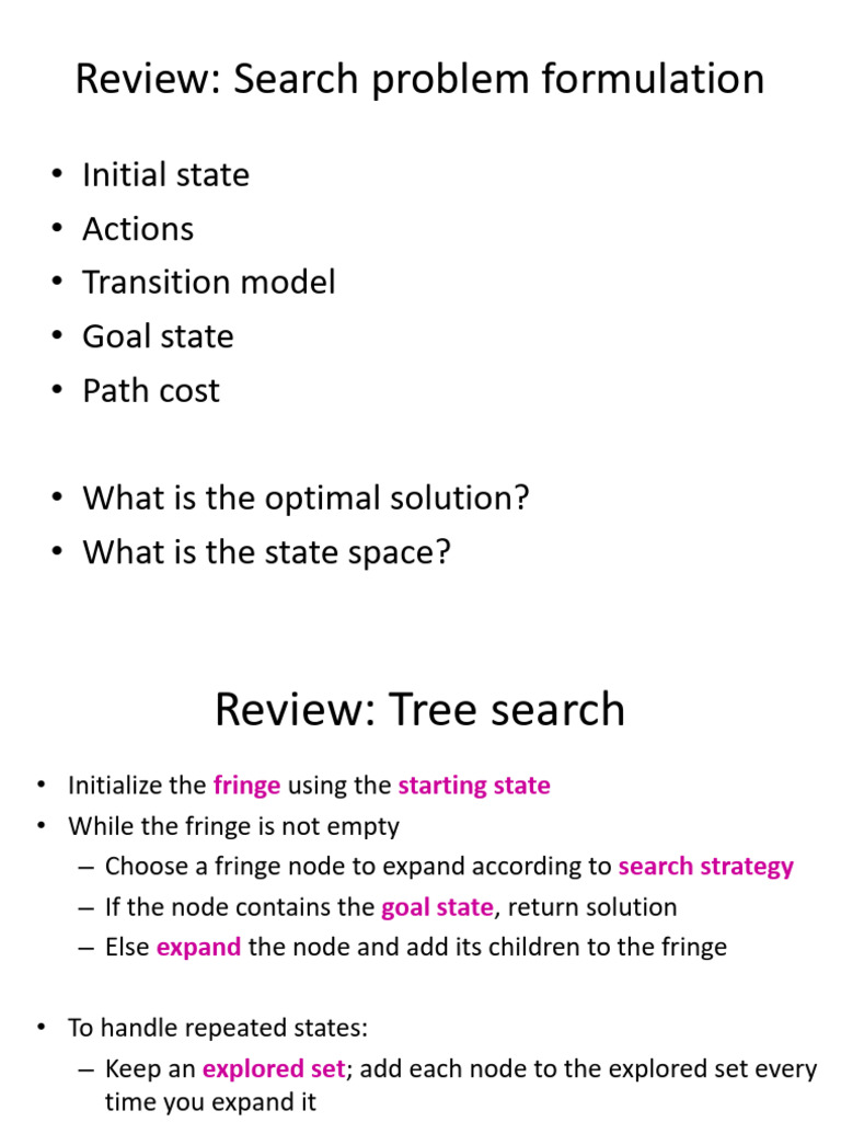 Search Strategies and Problem Formulation | PDF | Algorithms And Data ...