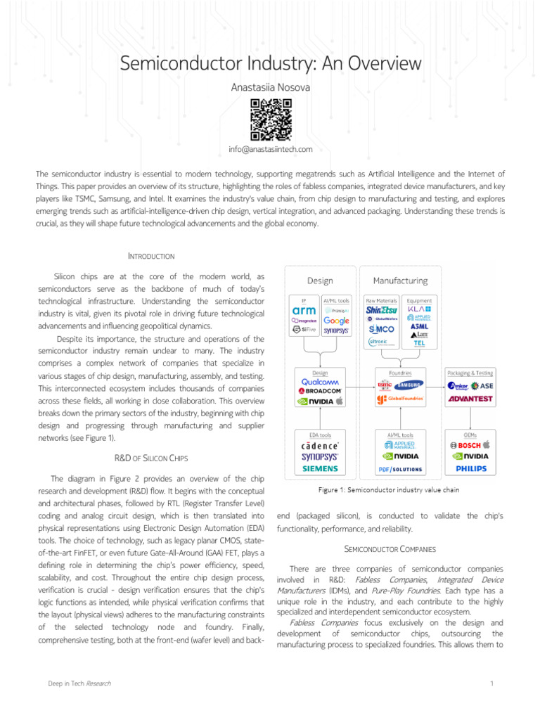 Anastasiia Nosova: Semiconductor Insights | PDF | Semiconductor Device ...