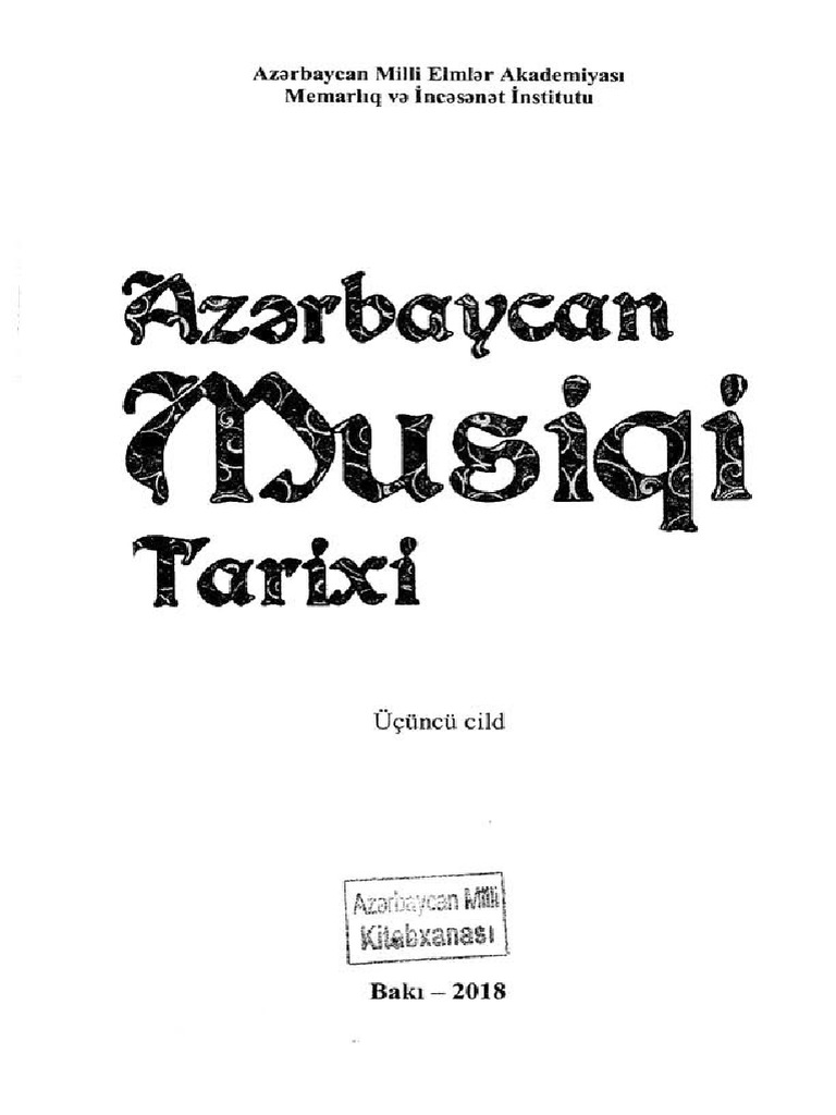 Azərbaycan Musiqi Tarixi | PDF