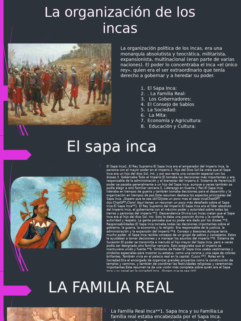 Organización Política del Imperio Inca | PDF | Imperio Inca