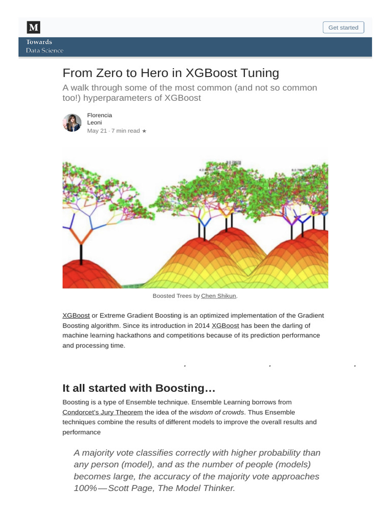 XGBoost Tuning 1597155827 | PDF | Machine Learning | Artificial ...