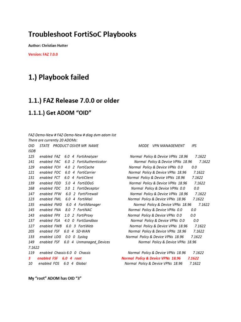 Troubleshoot fortisoc playbook v2 pdf virtual private network