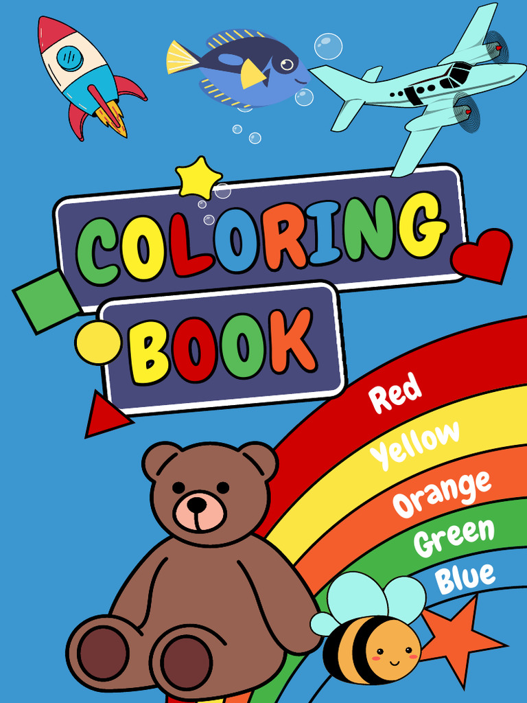 Simple Coloring Pages Worksheet | PDF