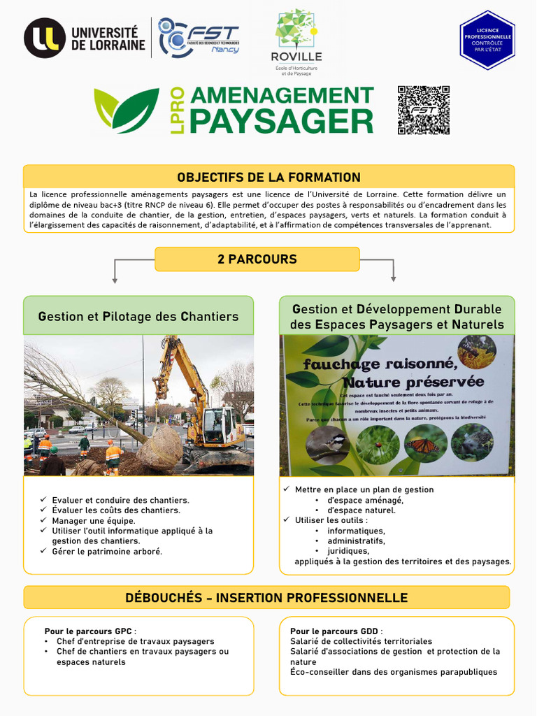 Licence Pro Aménagement Paysager | PDF | Paysage | La nature