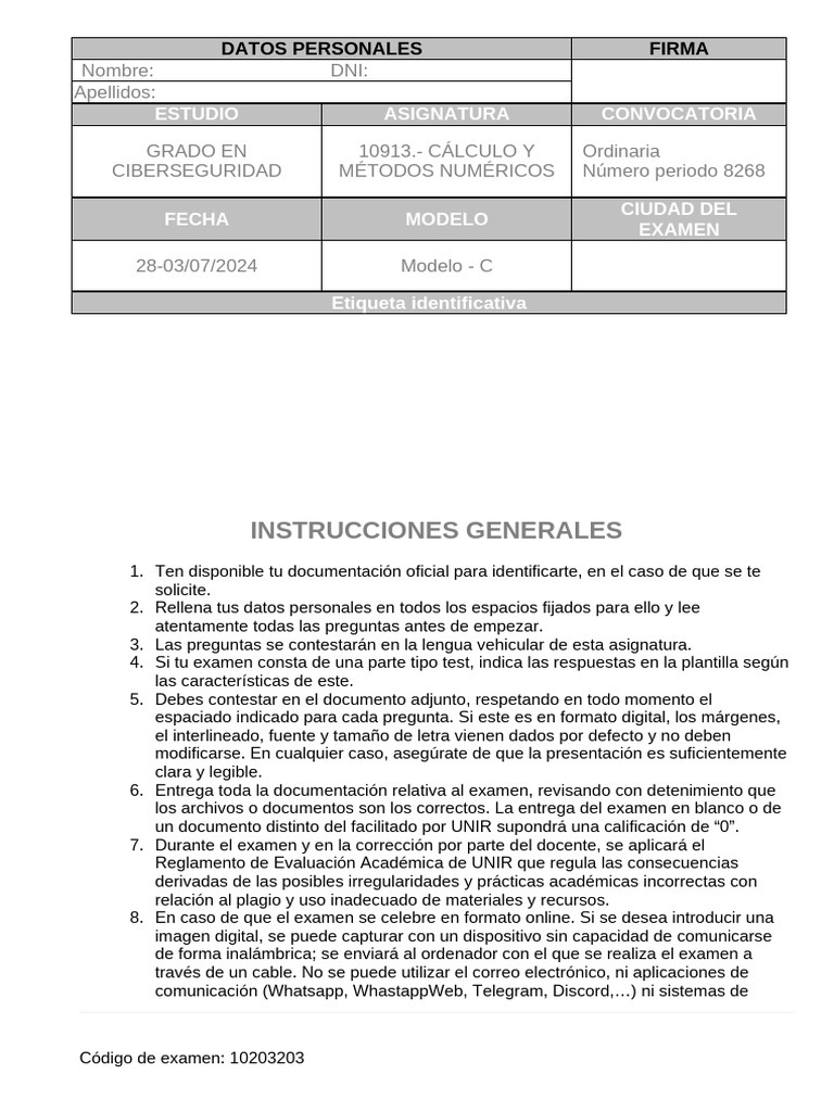 Modelo C | PDF | Informática