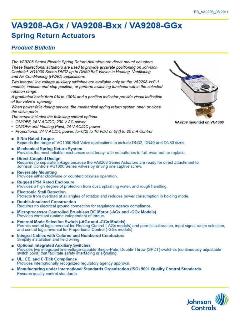 VA9208 | PDF | Electric Motor | Switch