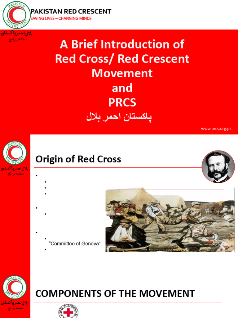 Pakistan Red Crescent Overview | PDF | International Red Cross And Red ...