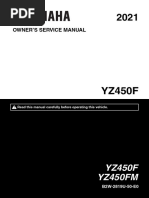 2019 Yamaha YZ250F Owner's Manual | PDF | Manufactured Goods