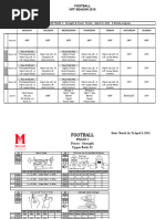 Football Strength Training Template | PDF | Weight Training | Physical ...