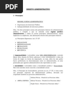 DIREITO ADMINISTRATIVO Resumo