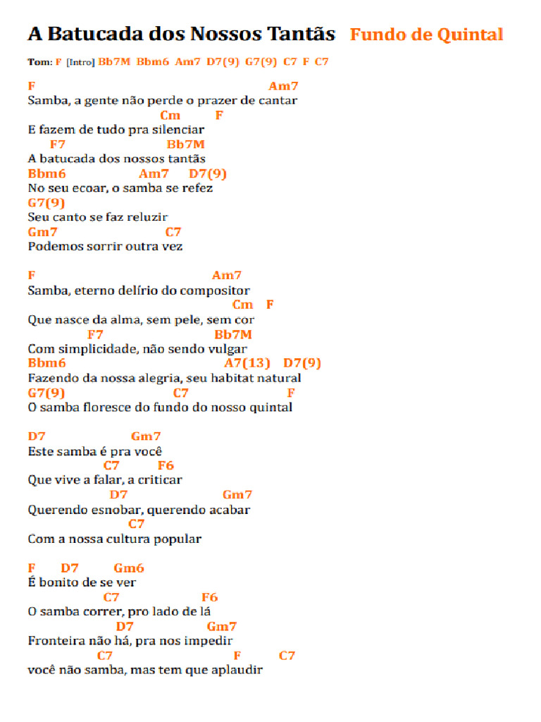 Batucada visual data 6