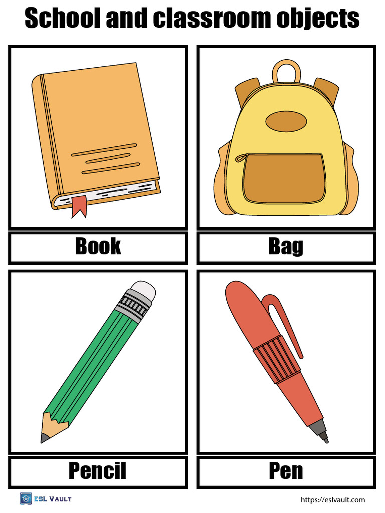 School and Classroom Items List | PDF