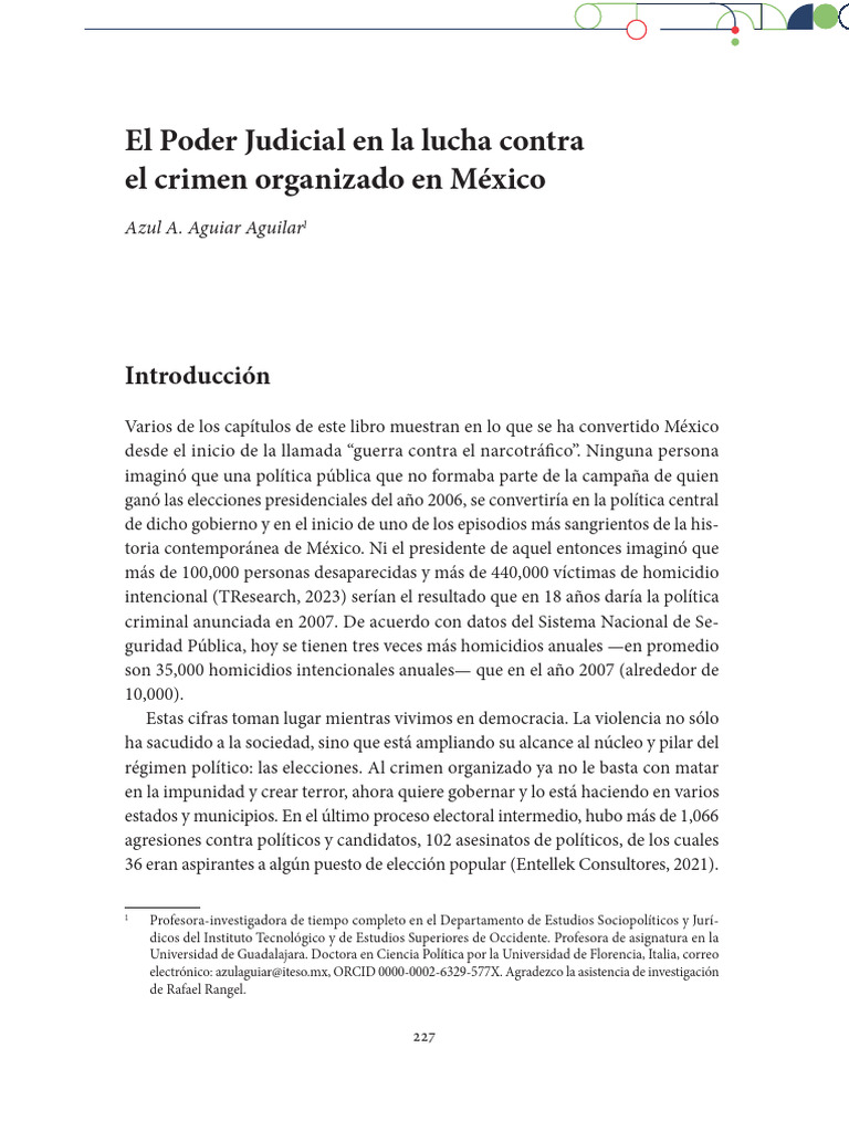 Contra El Crimen Organizado | PDF | Judicaturas | Crimen organizado