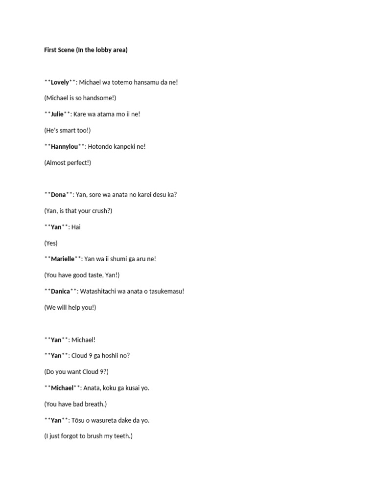 Roleplay Script | PDF | Art