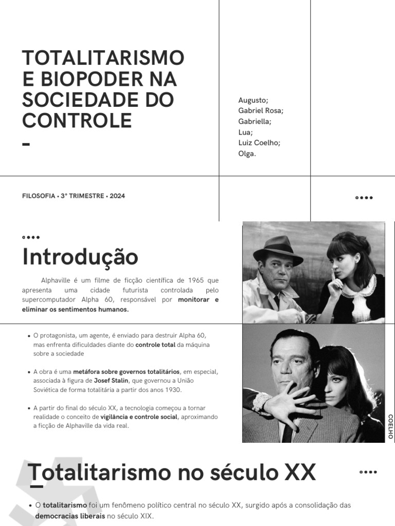 Totalitarismo e Biopoder na Sociedade Moderna | PDF | Totalitarismo ...