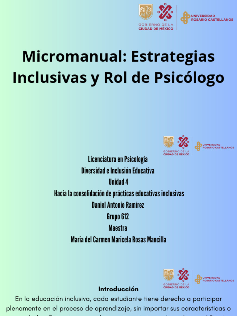 Estrategias Inclusivas en Educación | PDF | Evaluación | Aprendizaje