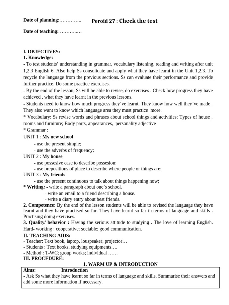 The Mid - Term Test Correction | PDF | Vocabulary | Adverb