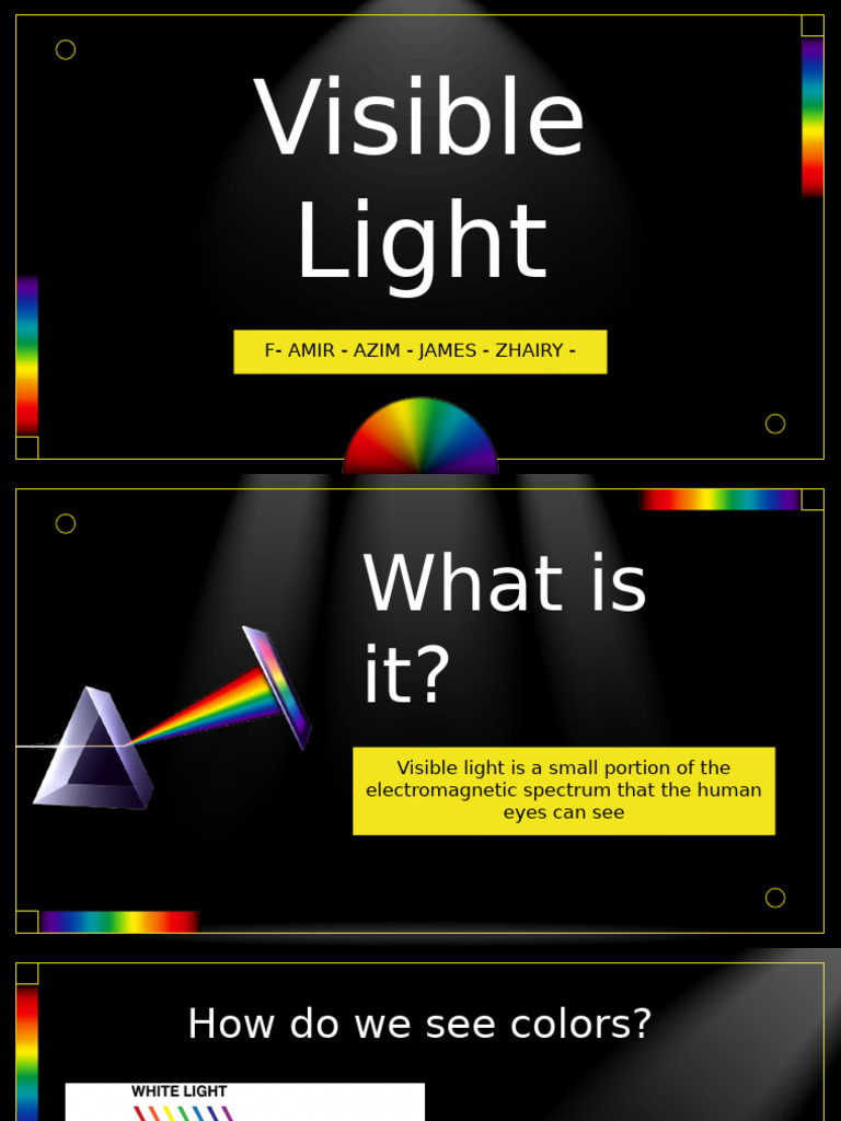 Visible Light | PDF | Science & Mathematics