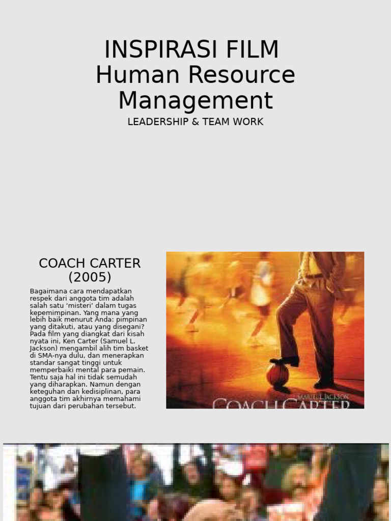 TEAM WORK Dalam Film | PDF