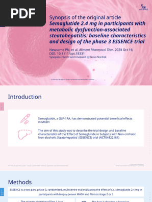 ESSENCE BL Ms Synopsis Slides | PDF | Medical Specialties