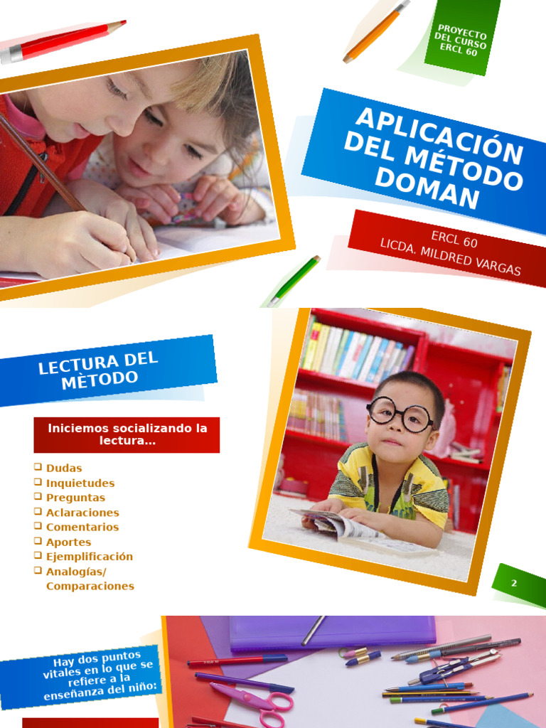 MÈTODO DOMAN - Contextualizado | PDF | Enseñando | Aprendizaje