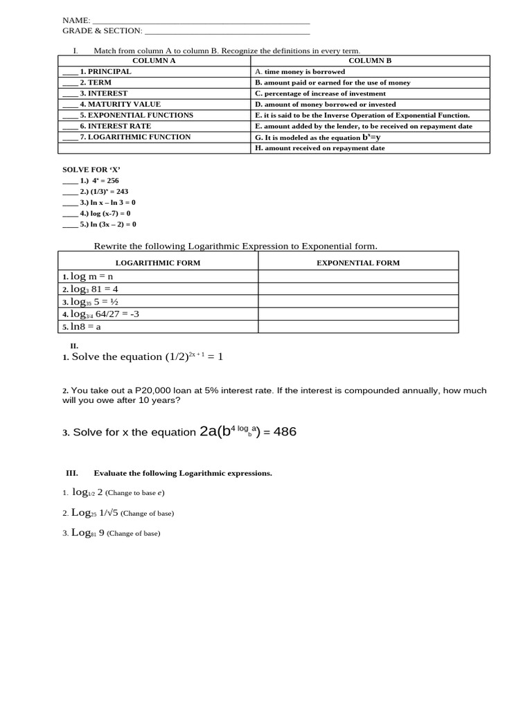 Gen Math Final Quiz | PDF