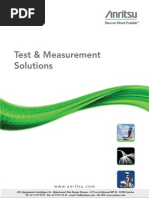 Anritsu Shortform Introduction Catalog