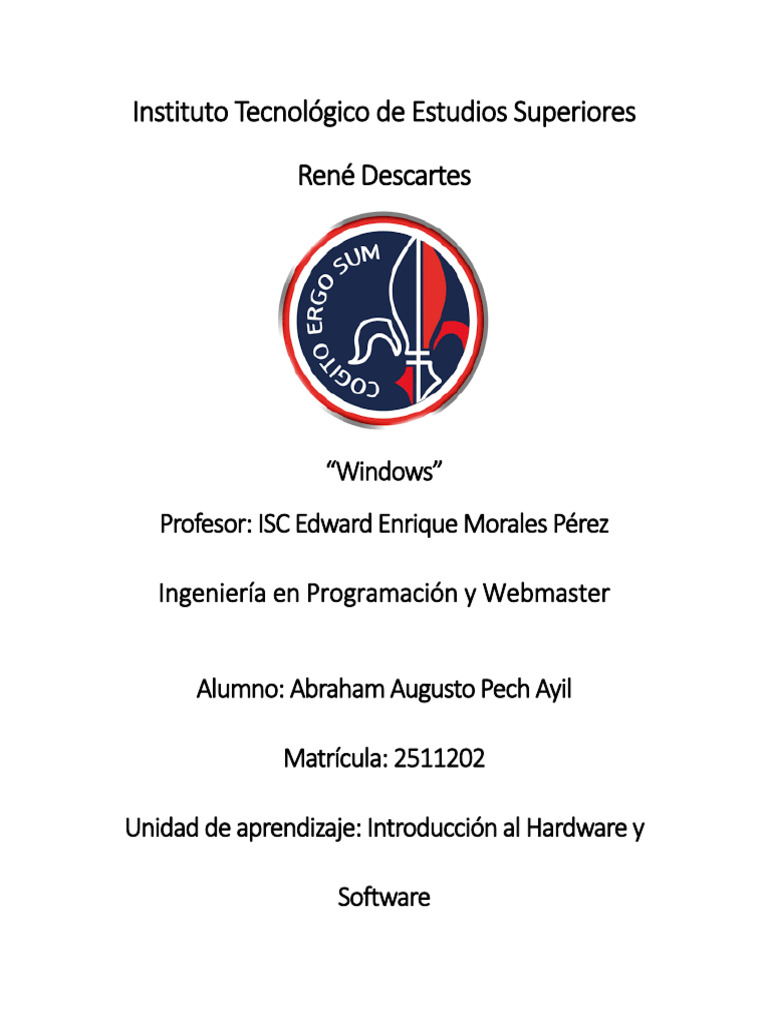Investigación Windows | PDF | Microsoft Windows | Archivo de computadora
