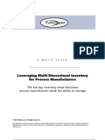 Leveraging Multi-Dimensional Inventory For Process Manufacturers