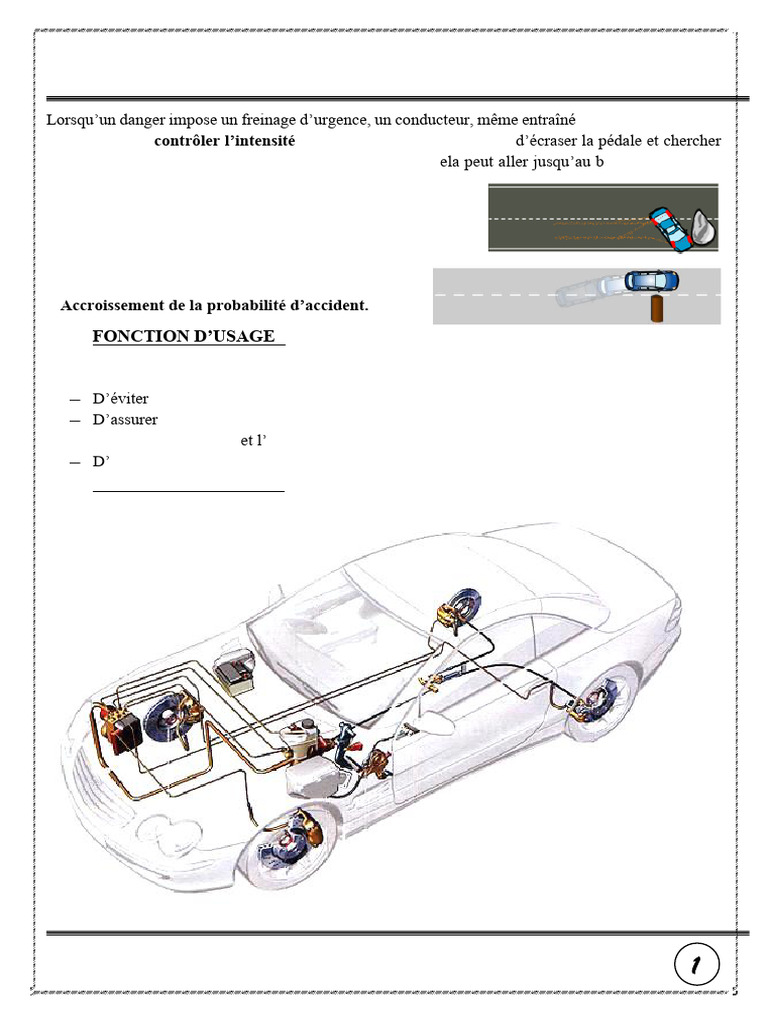 Système ABS : Fonctionnement et Maintenance | PDF | Système anti ...