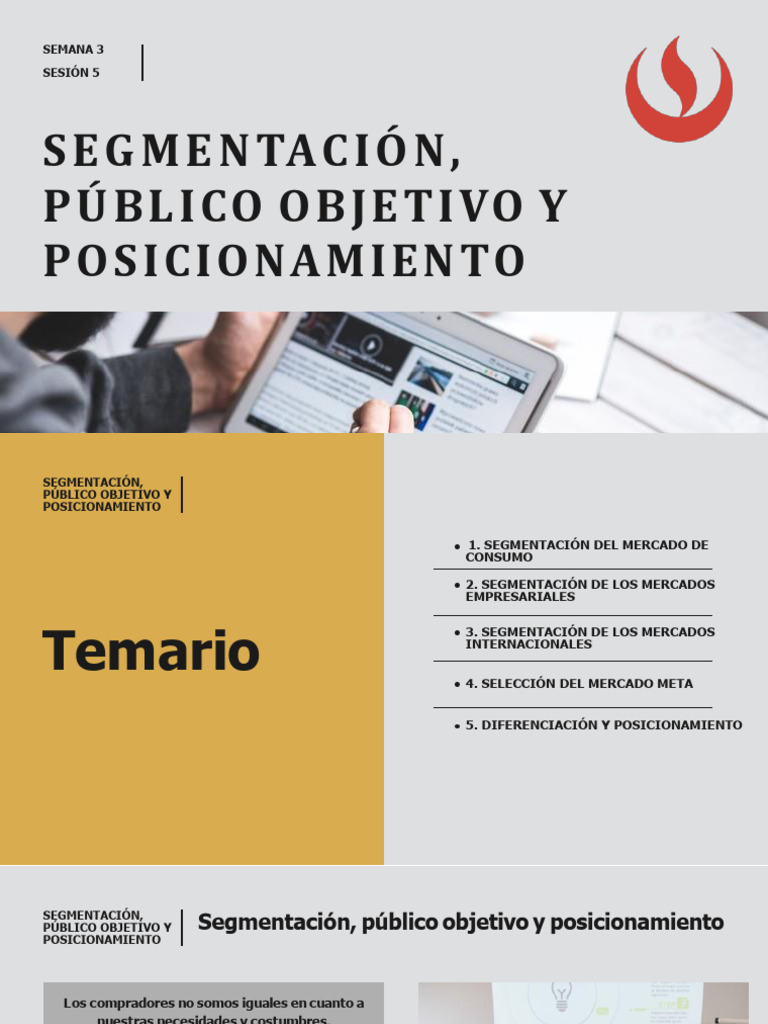 Estrategias de Segmentación y Posicionamiento | PDF | Marketing ...