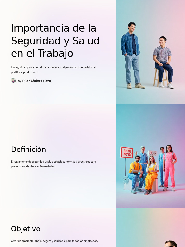 Importancia de La Seguridad y Salud en El Trabajo | PDF | Valores