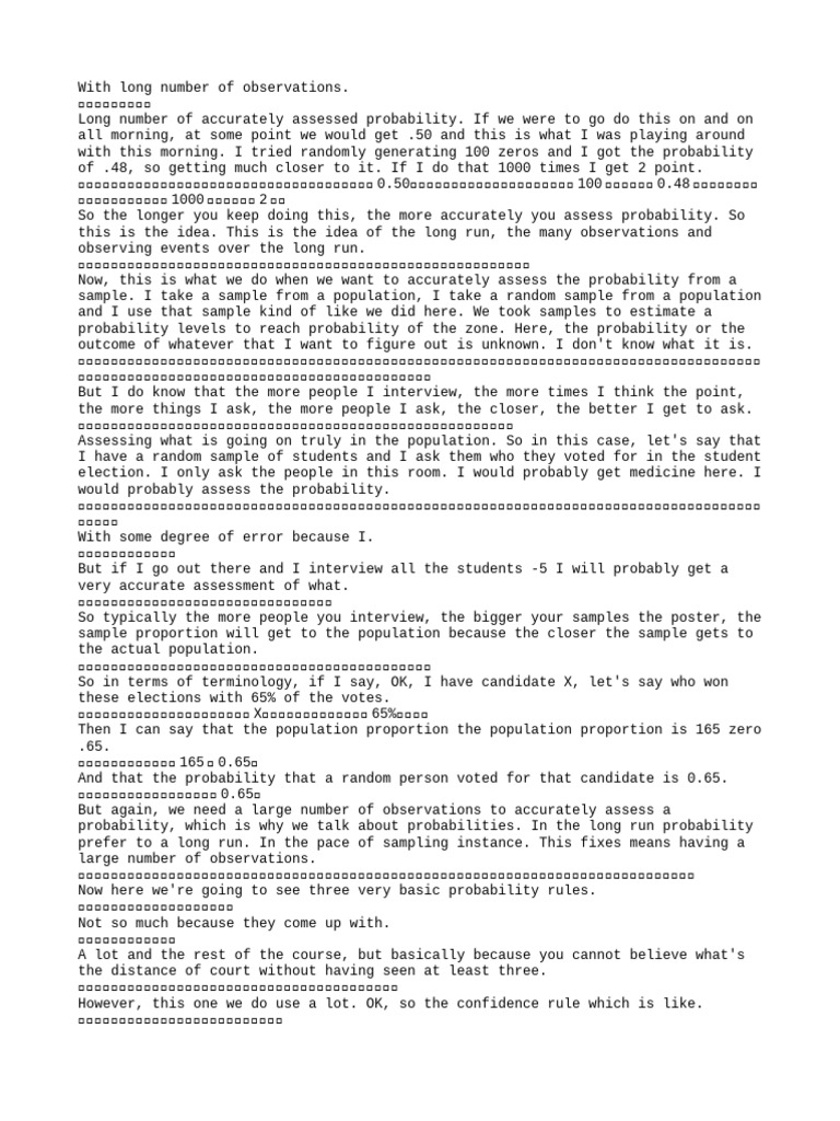 Understanding Probability Sampling Rules | PDF | Probability | Sampling ...