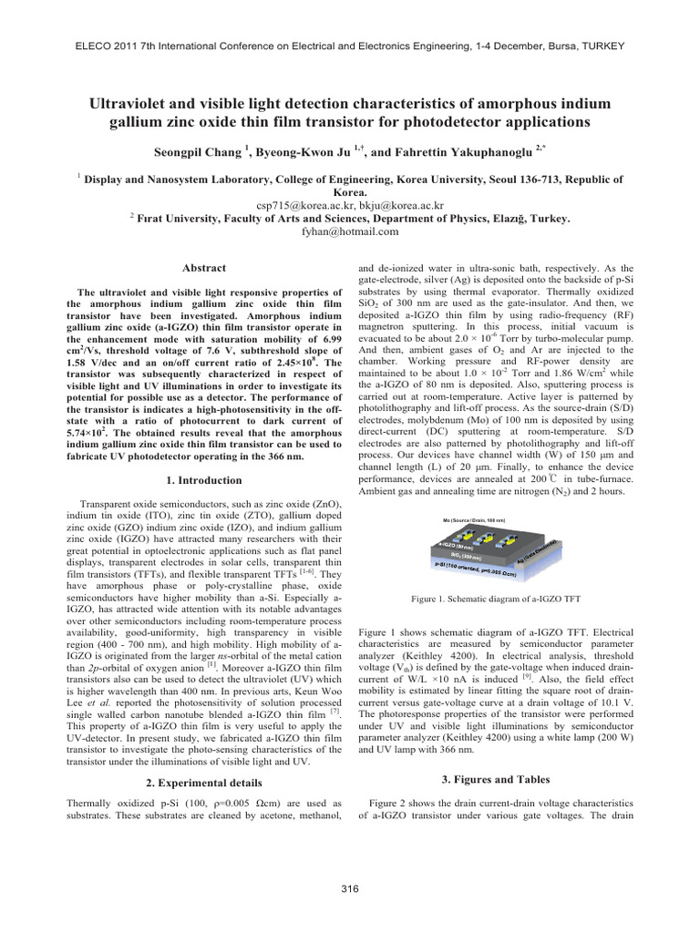 5339fe66dfe6792 Ek | PDF | Field Effect Transistor | Zinc Oxide
