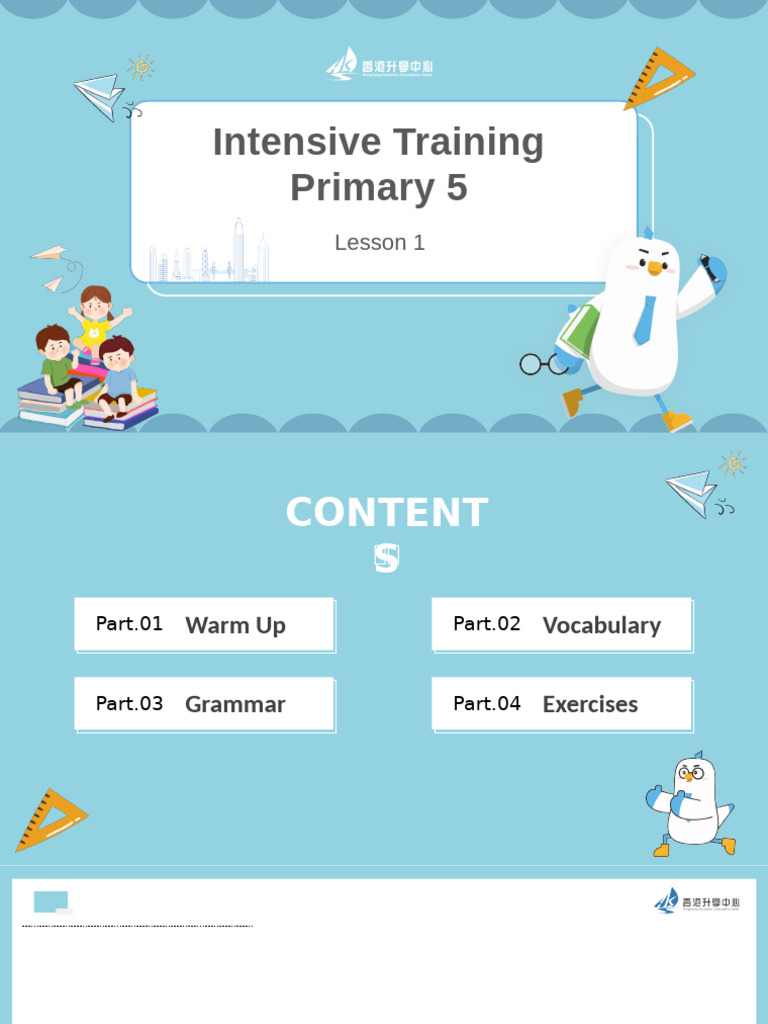Primary 5 Grammar and Vocabulary Exercises | PDF | Grammatical Tense ...