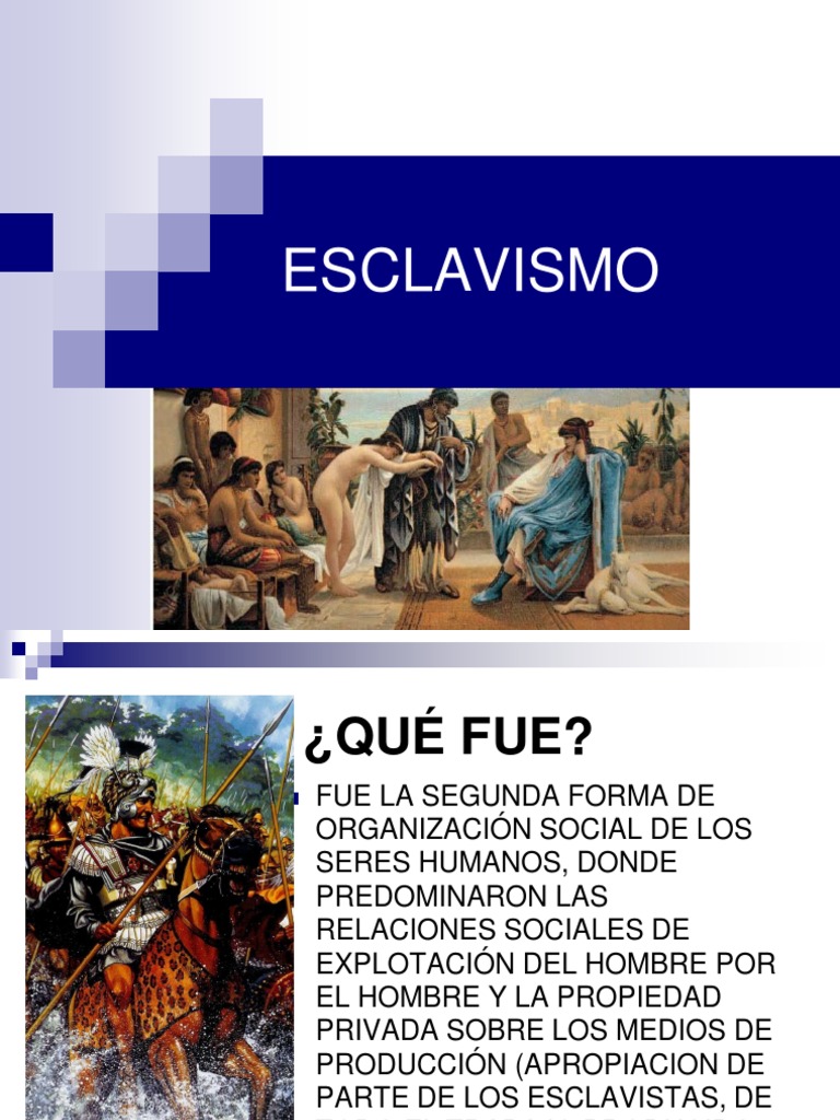 ESCLAVISMO | PDF | Esclavitud | Estado (política)