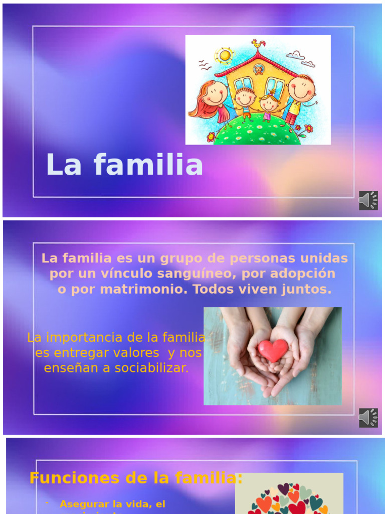 Tipos y funciones de la familia | PDF