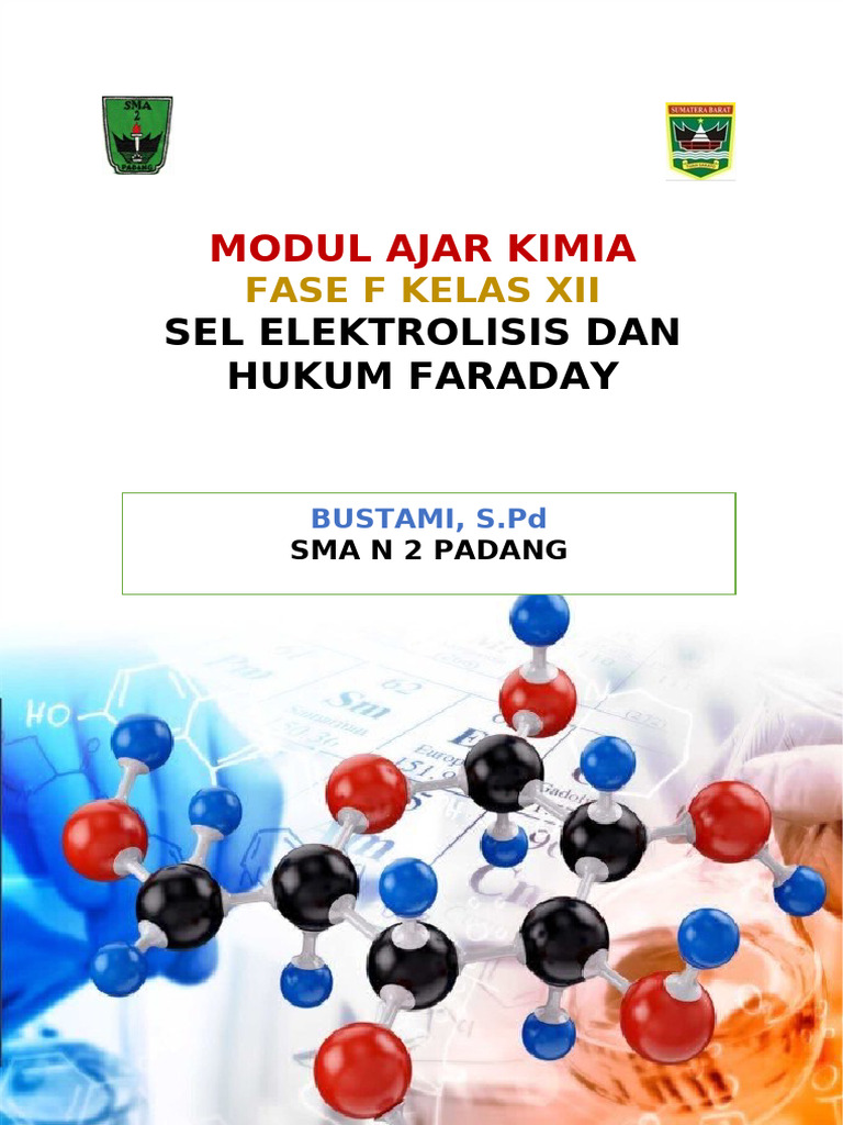 Modul Kimia Sel Elektrolisis | PDF
