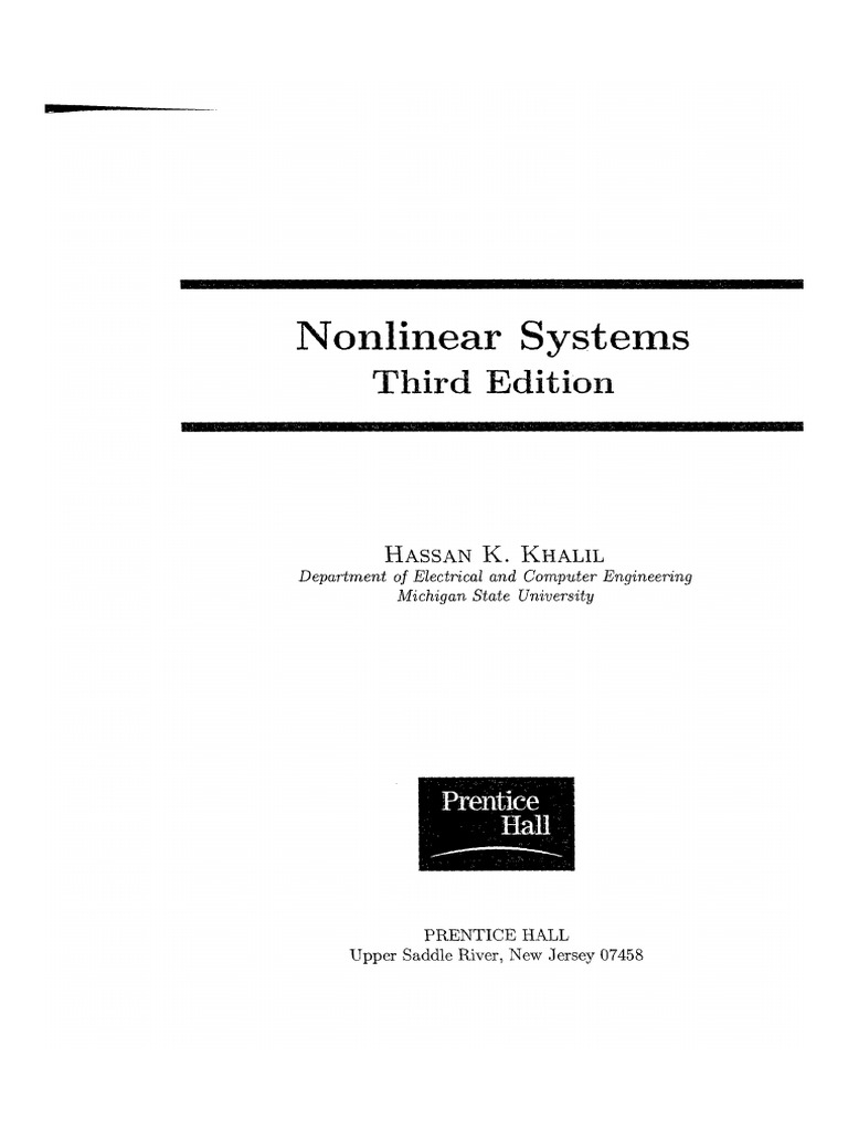 SystemsHassan K.khalil PDF