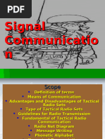 Military Basic Signal Communication Guide | PDF | Radio | Communication