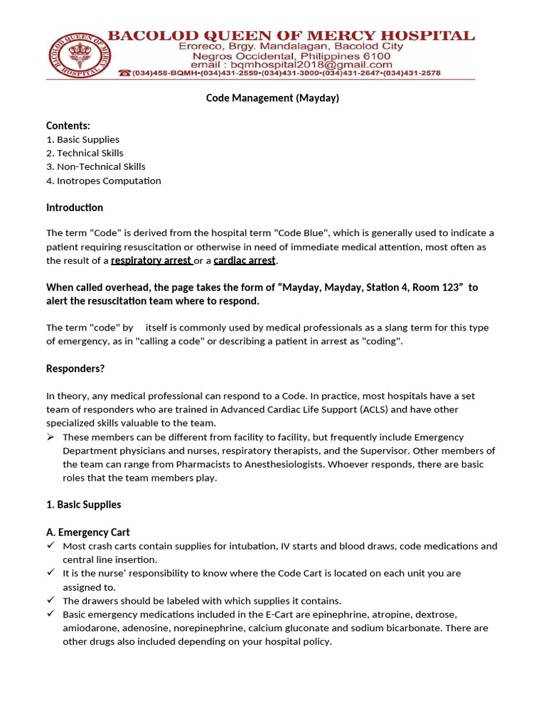 Mayday | PDF | Cardiopulmonary Resuscitation | Cardiac Arrest