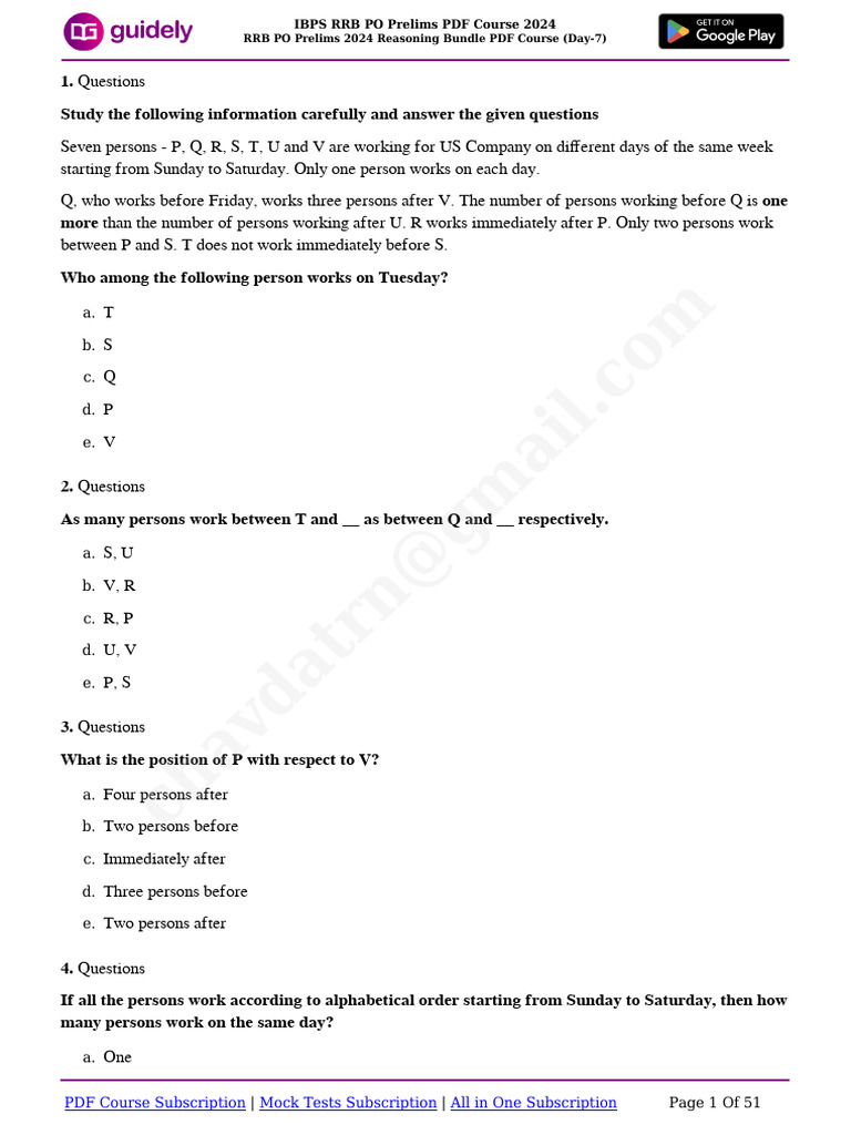 Ibps RRB Po Prelims PDF Course 2024-1721882141865 | PDF