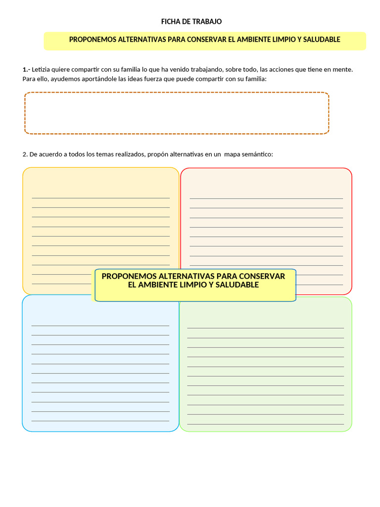 FICHA DE TRABAJO - Personal Social 13-11-1014 | PDF