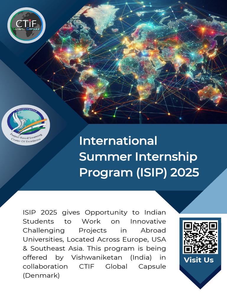 ISIP 2025: International Internship Opportunity | PDF | Internship ...